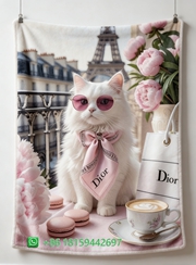 Dior Throw Blankets
